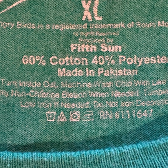 Angry Birds Green Graphic T-Shirt “Chillin Like A Villain” size XL - Picture 5 of 8